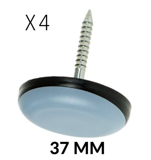4x teflónová nábytková podložka s 37mm klincom