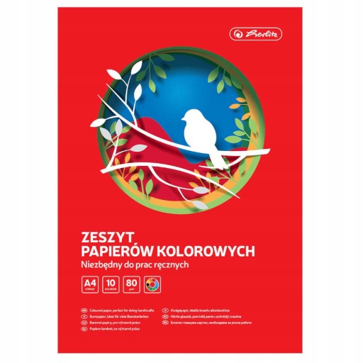 HERLITZ DEKORATÍVNY PAPIER NA KREATÍVNE PRÁCE A4 BLOK