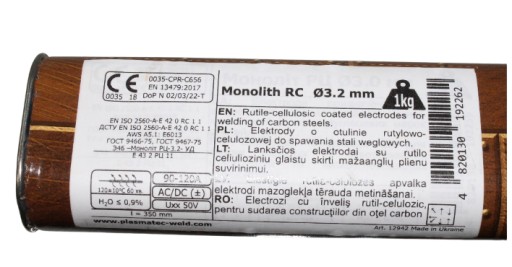 MONOLITH RC FI ELEKTRODE 3,2MM 1KG