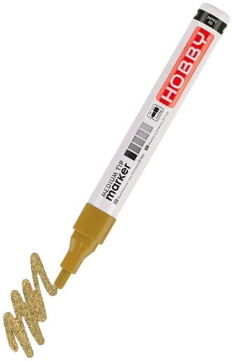 OLEJOVÝ ZNAČOVAČ NA RENOVÁCIU PÍSMEN NA NÁHROBKU RUŽOVÁ ZLATÁ OLEJOVÁ FARBA