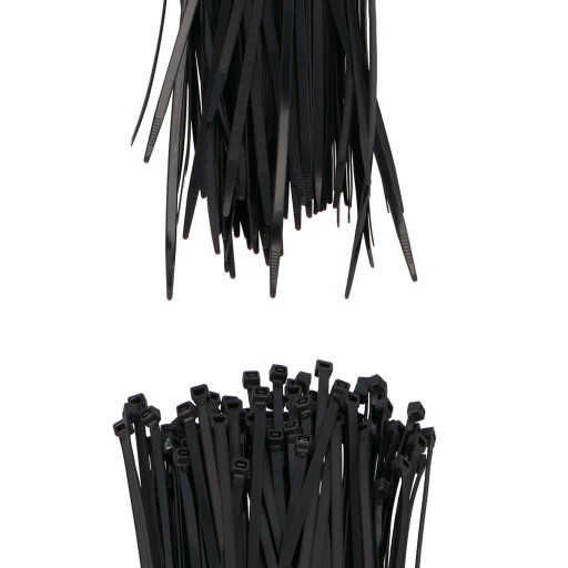 100x sťahovacie pásky Káblové pásky Zipsy 4,8 x 350 mm Silné UV sťahovacie pásky