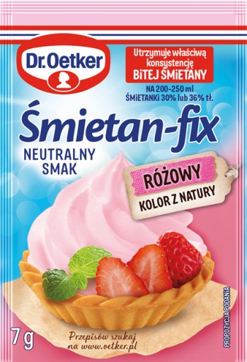 DR. Oetker Śmietan-fix ružová 2 x 7 g