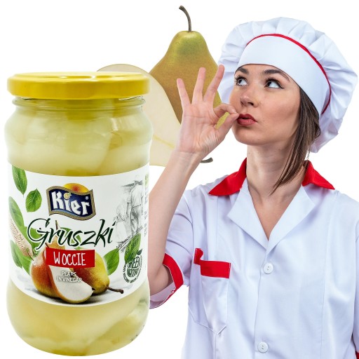 Marinované HRUŠKY v OCTE 390g JAR hruška