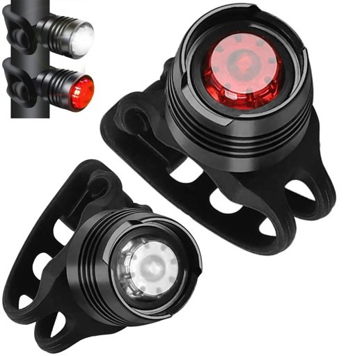 BIKE LAMPA PREDNÉ ZADNÉ SVETLO NA HLINÍKOVÉ RIADITEĽKY