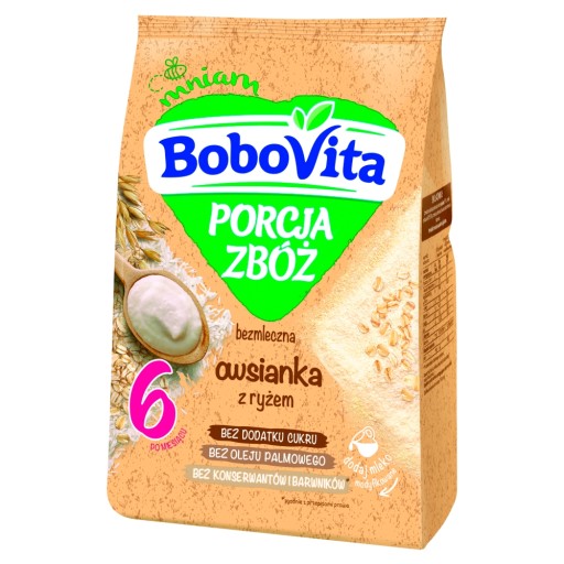 BoboVita Porcia cereálií Bezmliečne ovsené vločky po 6 mesiacoch 170g