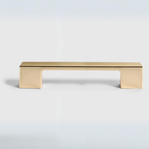 ZLATÝ LESK KOVOVÝ NÁBYTOK ÚCHYTKA PRE KUCHYŇSKÝ SKRIŇOVÝ NÁBYTOK 128 mm