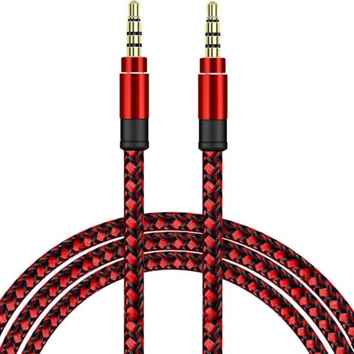 DLHÝ SILNÝ KÁBEL 1M AUX MINI JACK 3,5MM Oplet