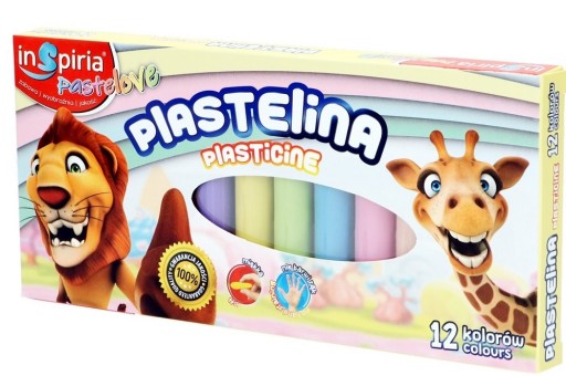 INSPIRIA PASTELOVE PLASTELINE 12 FARIEB 7574 SCHE