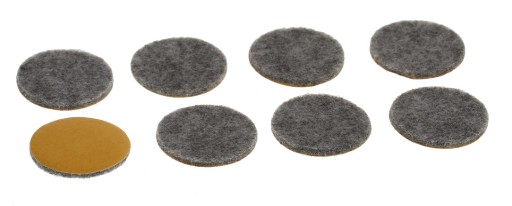 KRUHÁ NÁBYTOK KRÚŽKA 40 mm PLSTENÁ PODLOŽKA 8x