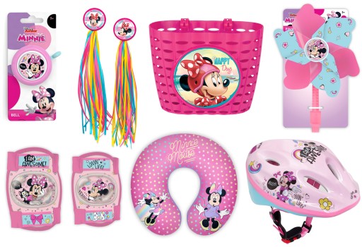 Strapce RIBBON na riadidlá pre kolobežku MINNIE MOUSE, pastelové