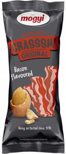Mogyi CRASSSH Oriešky v škrupine Príchuť slaniny 60g