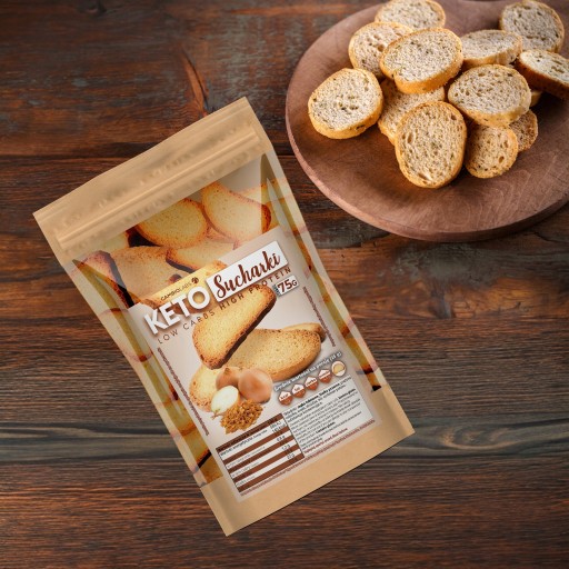 Keto Products Mini sucháre s príchuťou praženej cibule