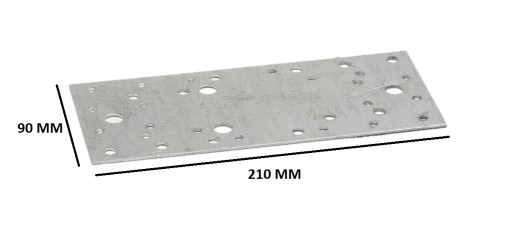 PERFOROVANÝ PLACHT PLOCHÝ KONEKTOR 210X90MM