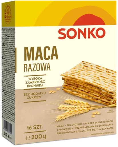 Sonko Maca chrumkavý chlieb 200g x2