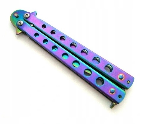 NÔŽ BUTERFLY DÚHOVÝ NÔŽ FADE 22,5CM
