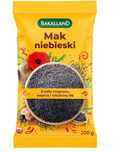 Modrý mak 100% Bakalland 200g prírodný čerstvý PREMIUM KVALITA