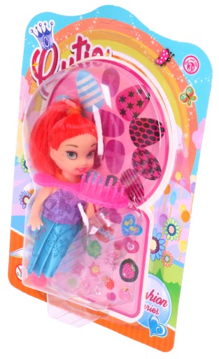 ČESIACA BÁBIKA 14cm MINI BÁBIKA S RÔZNYM OBLEČENÍM