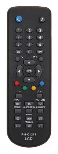 DIAĽKOVÉ OVLÁDANIE PRE JVC LCD ORION RM-C1223 TV