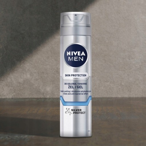 Nivea Men Silver Protect gél na holenie 200 ml
