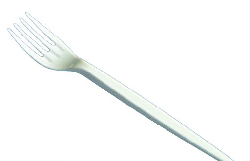 PLASTOVÁ VIDLIČKA, BIELA, JEDNORÁZOVÝ GRIL, 100 KS