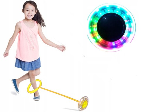 HULA HOP HULA HOP ŠVIHADLO NA NOHÁCH LED SVIETIACI HULA HOOP PRSTEŇ PRE DETI