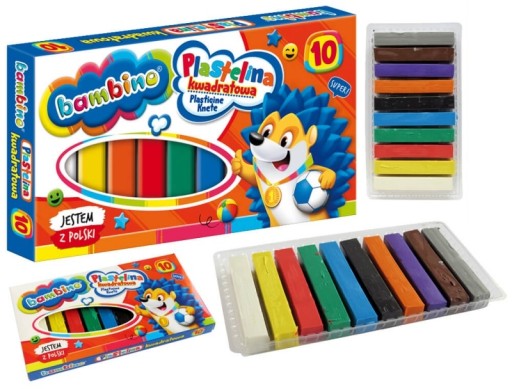 BAMBINO PLASTICINE 10 farieb St. Majewski