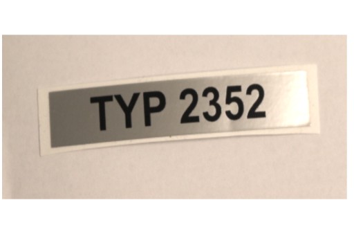 NÁLEPKA 2352 KOMÁR 2330 2350 2352 TYP 2352 PRE KOMÁRE