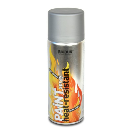 Žiaruvzdorný sprej SILVER 400ml 600 C Biodur