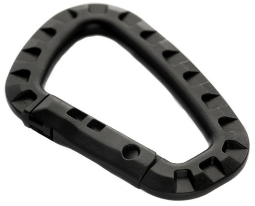 M-TAC Plastová karabína SHAKEL BLACK KEYRING