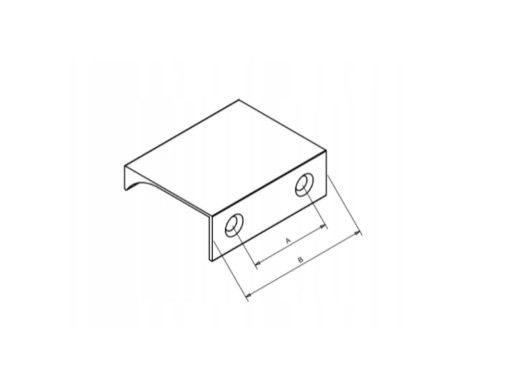 HRANOVÁ RÚČKA MATNÁ ČIERNA UA06 64/84MM AMIX