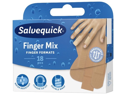 Salvequick Plasters Sada náplastí Finger Mix 18 ks.