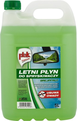LETNÁ KVAPALINA DO OSTREKOVAČA 5L PLAK