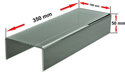 STOJAN STROJE ZOBRAZOVACÍ PLEXI STOJAN 35/10/5 g 2