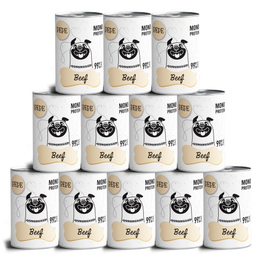 Pet Box PEPE Mono Protein hovädzie mäso 400g