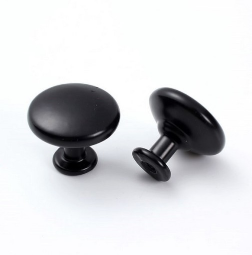 Ekonomický nábytkový gombík MAT BLACK LOFT