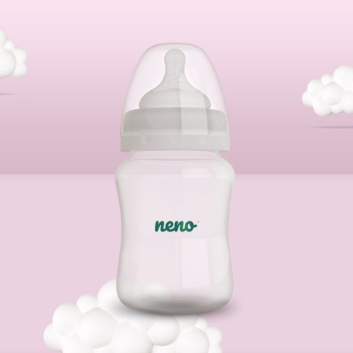 Neno ANTIKOLICKÁ FĽAŠA 150 ml + SILIKÓNOVÝ CUVNÍK 0-3 m Fľaša