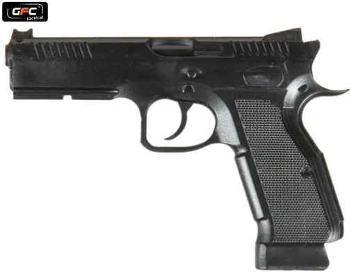PIŠTOĽ NA VELCRO PATCH CZ 75 SP-01 ČIERNA
