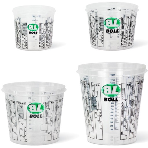 BOLL nádoba, plastový pohár s delením 400 ml