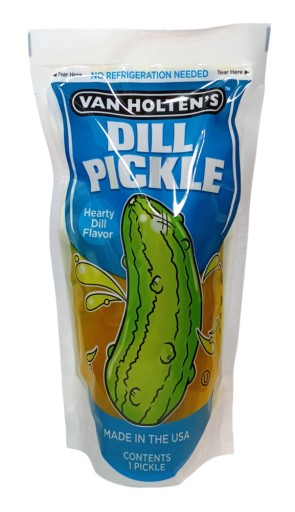 Dill Pickle-Hearty Dill Flavor 140g Van Holten's
