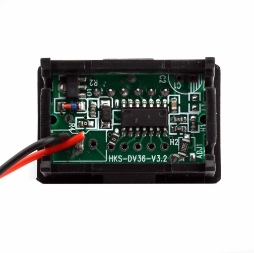 Digitálny voltmeter pre 30V DC LED červený 0,36