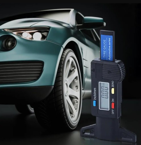 DIGITÁLNY LCD MERAČ HĹBKY A VÝŠKY BEZÉNU PNEUMATÍK