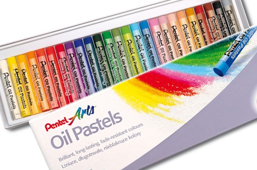 Pastely olejové pastelky - Pentel - 25 farieb