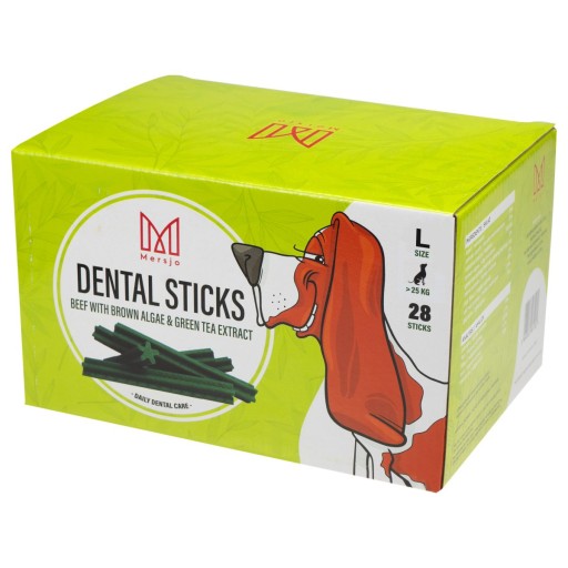 DENTÁLNY POKLAD PRE PSOV DENTÁLNA SNACK - HOVÄDZIE L 28 ks