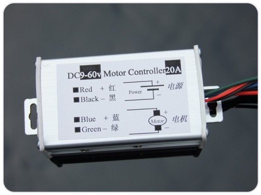 PWM jednosmerný regulátor otáčok motora 9-60V 20A 12V 24V