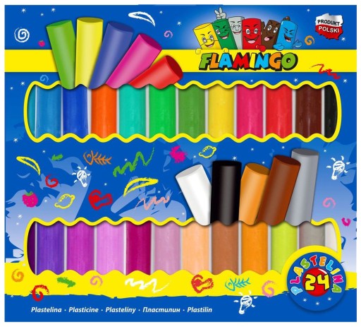 PLASTICINA 24 FARIEB FLAMINGO