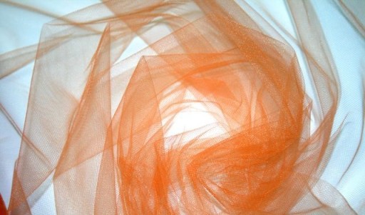 Tyl Materiál BELKA Svadobná oranžová 1,5m x 10m