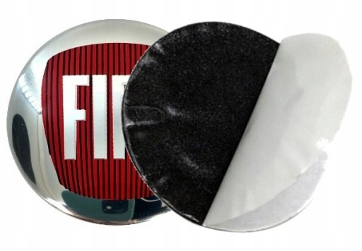 Hliníkový emblém na volant pre Fiat Bravo 2, veľkosť 56mm