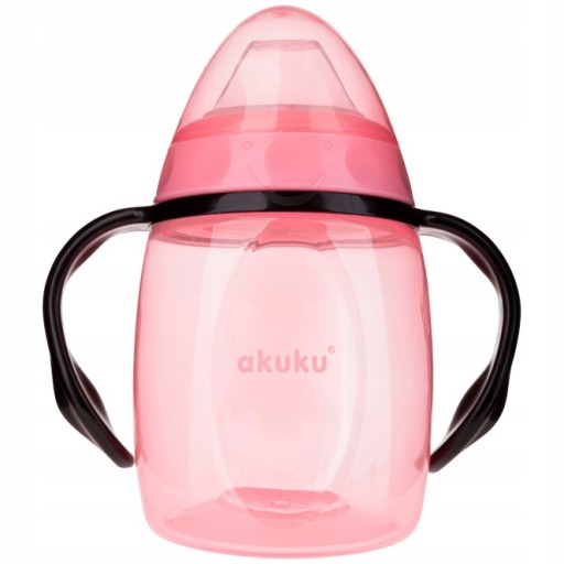 AKUKU STRIEBORNÝ HRNČEK S MÄKKÝM VÝPOJOM 280ml0429