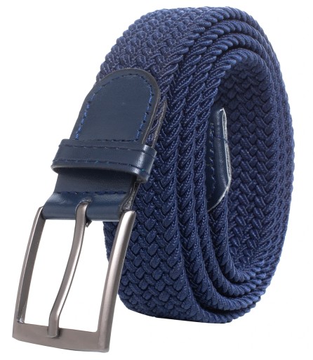 Ležérny pánsky opasok 3,5 cm spletený popruh