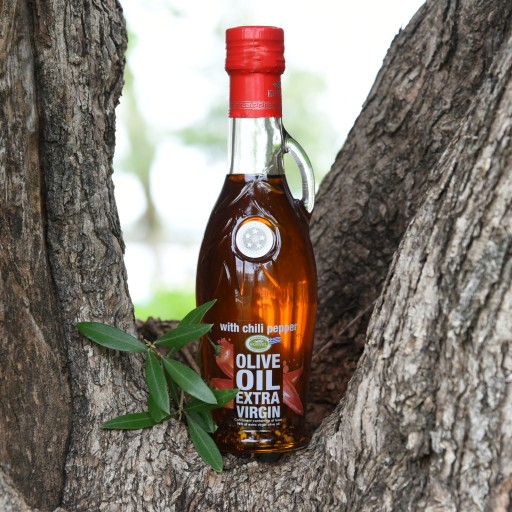 KORVEL Grécky extra panenský olivový olej, 250 ml s čili